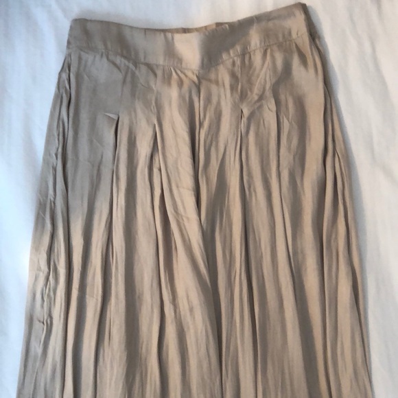 Abercrombie and Fitch silk wide leg pants - Picture 1 of 2